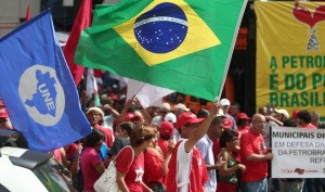 Protestos em defesa da Petrobras