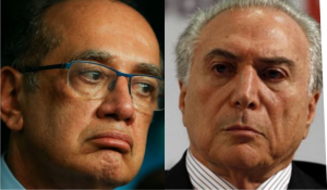 temer golpista e gilmar mendes