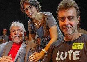 Lula, Freixo e Manuela homenageiam Marielle