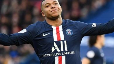 Mbappé, atacante do PSG. Imagem: AFP