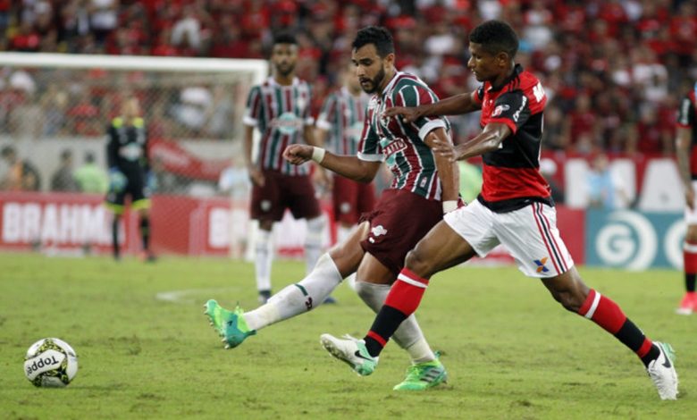 Flamengo e Fluminense duelam em mais uma disputa do Carioca. Foto: Nelson Perez / Fluminense FC