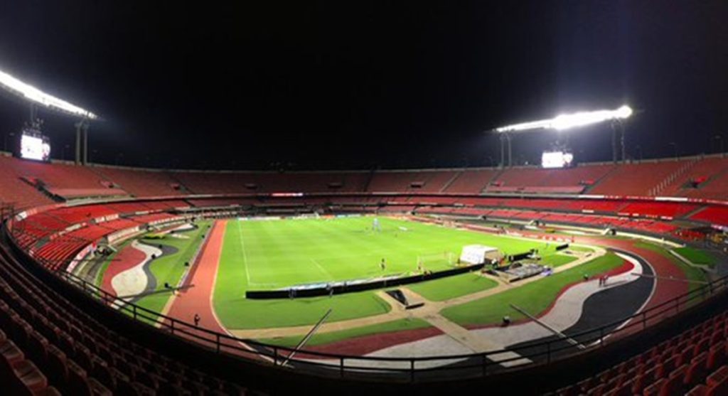 Morumbi, palco de São Paulo x Santos pelo Brasileirão. Foto: Reprodução / Twitter @saopaulofc