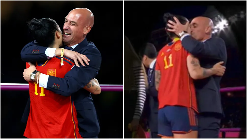 Dirigente que beijou jogadora espanhola vira réu e é convocado a depor na  Espanha - DIÁRIO PB